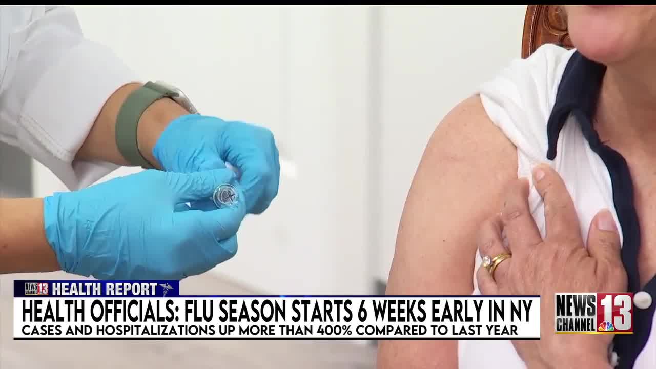 Flu season arrives early in New York, with cases and hospitalizations surging — WNYT NewsChannel 13 (Albany)