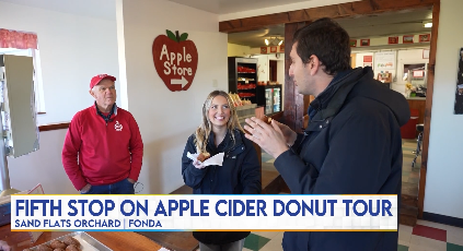 CRL Apple Cider Donut Tour: Sand Flats Orchard — WNYT NewsChannel 13 (Albany)